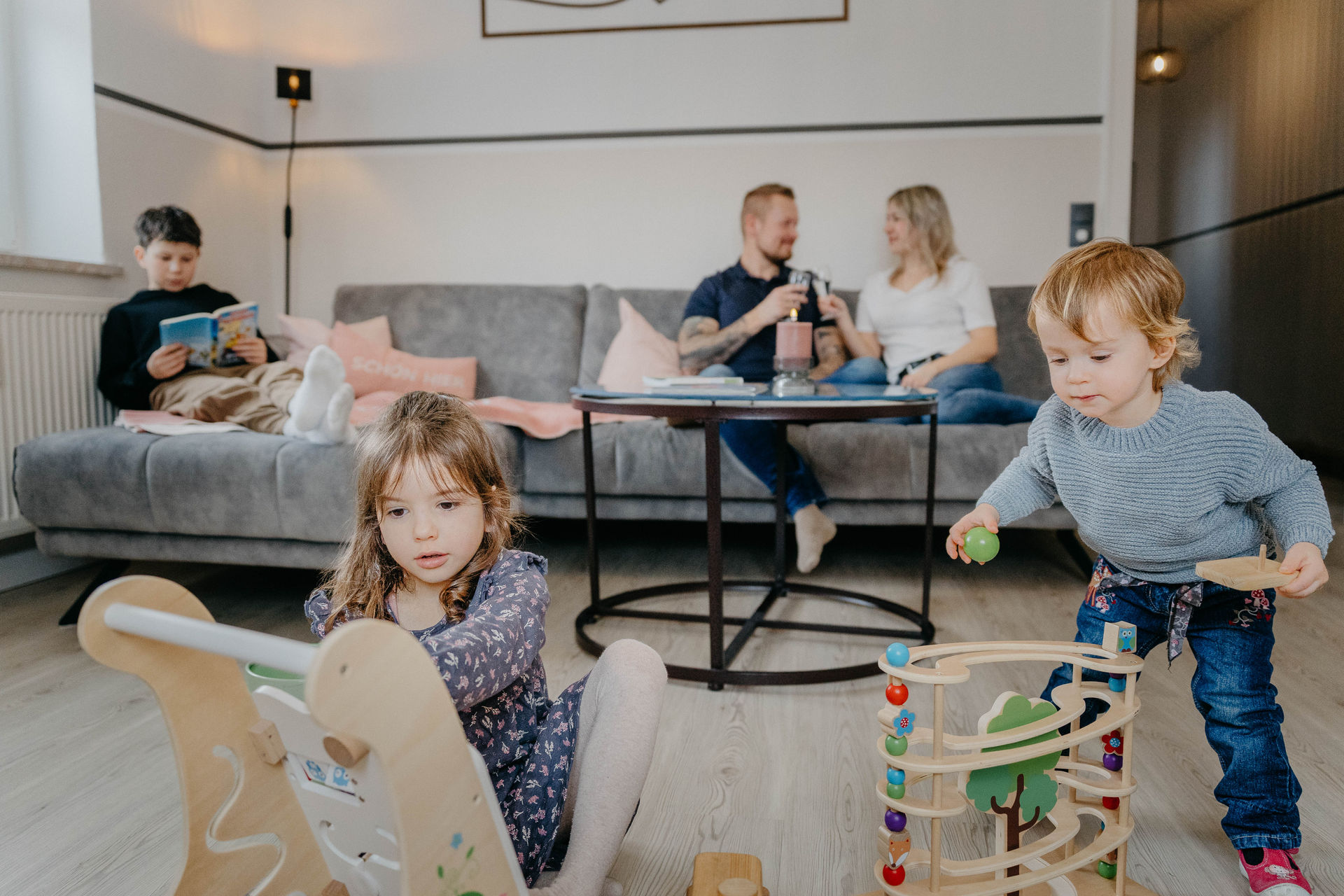 Ferienwohnung Emma Wohnzimmer